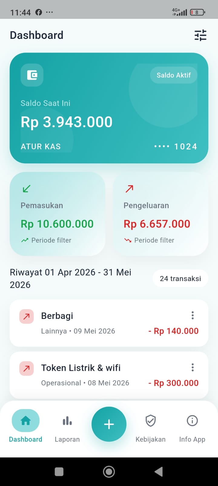 AturKas Dashboard