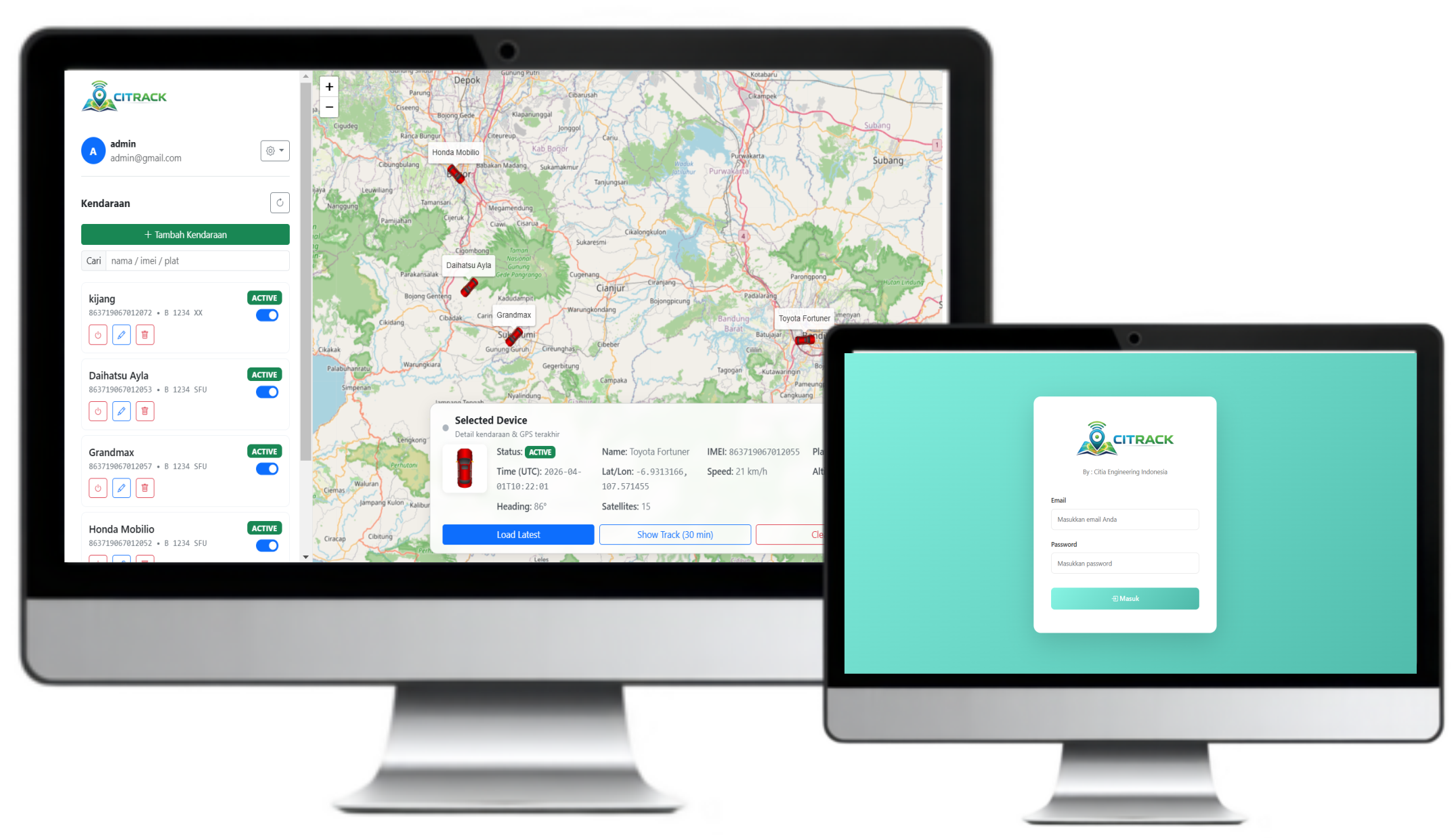 Mastrack Interface