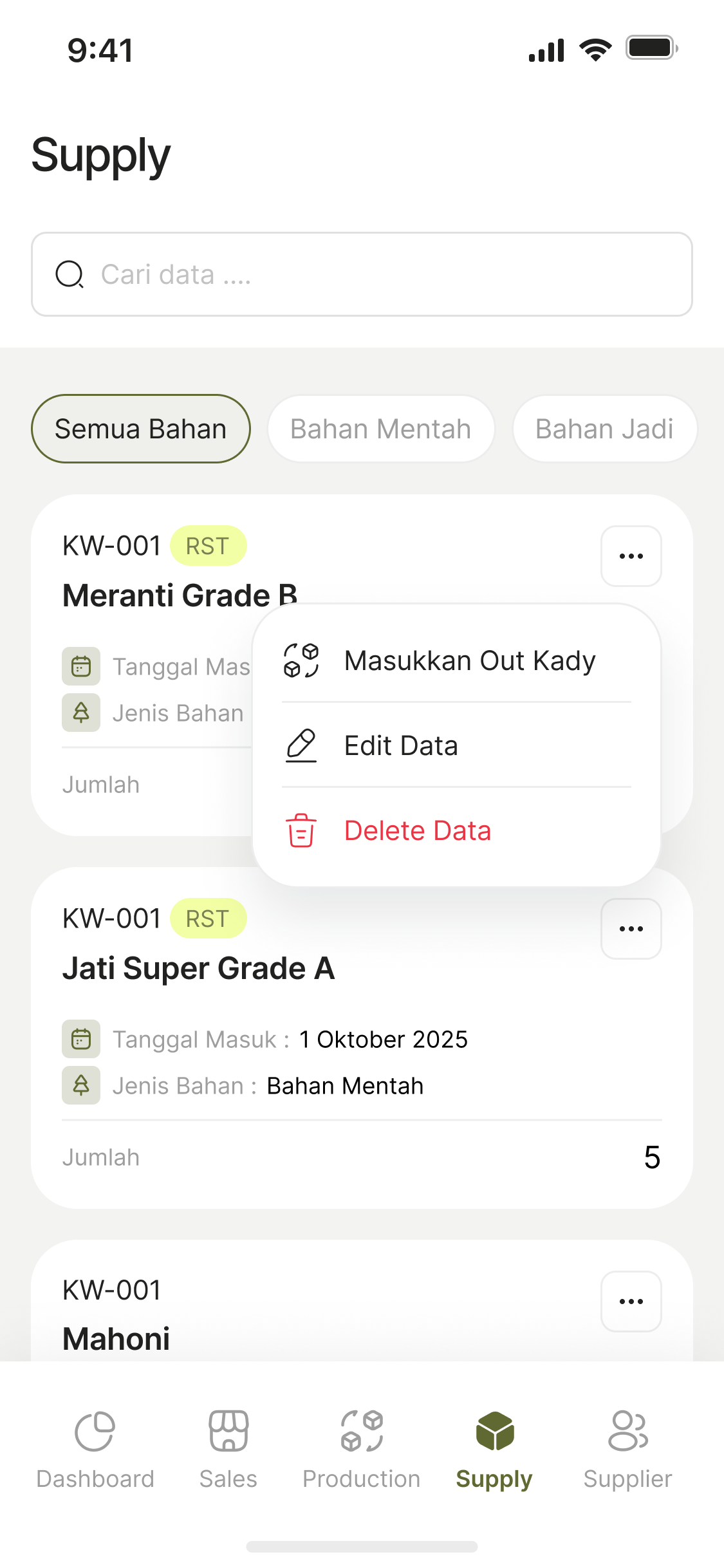 Dashboard View